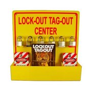 National Marker Co Lockout Tagout Center W/ Tags & Handbook LOTO3